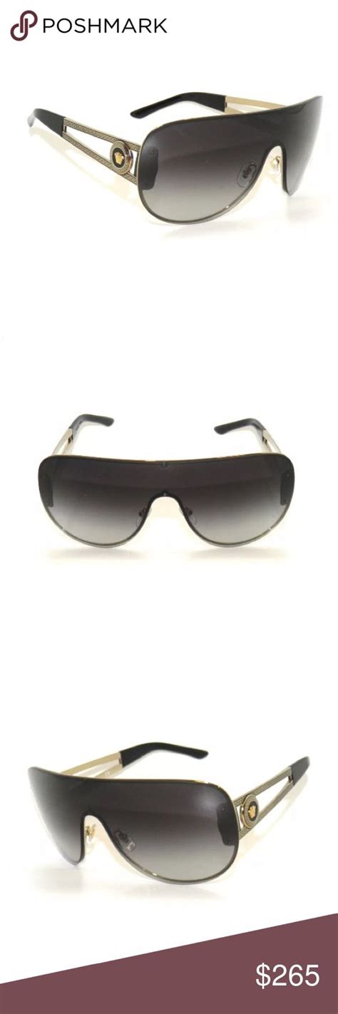 versace sunglasses black and gold thin arms|black and Gold Versace shades.